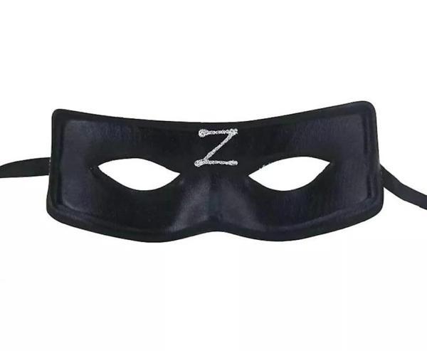 Zorro Maskesi Z Baskılı Lastikli - Image 1