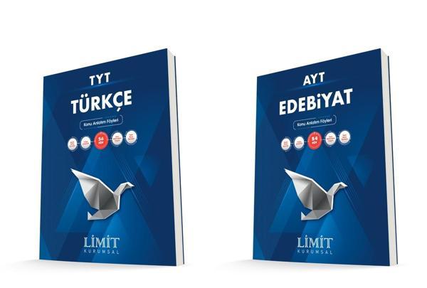 Limit Kurumsal Tyt Türkçe + Ayt Edebiyat Konu Anlatım Föyleri Seti 2 Kitap - Limit Yayınları - Image 1