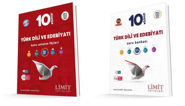 Limit 2025 10. Sınıf Türk Dili Edebiyat Kaf Konu + Soru Seti 2 Kitap Güncel Müfredat - Limit Yayınları - Image 1