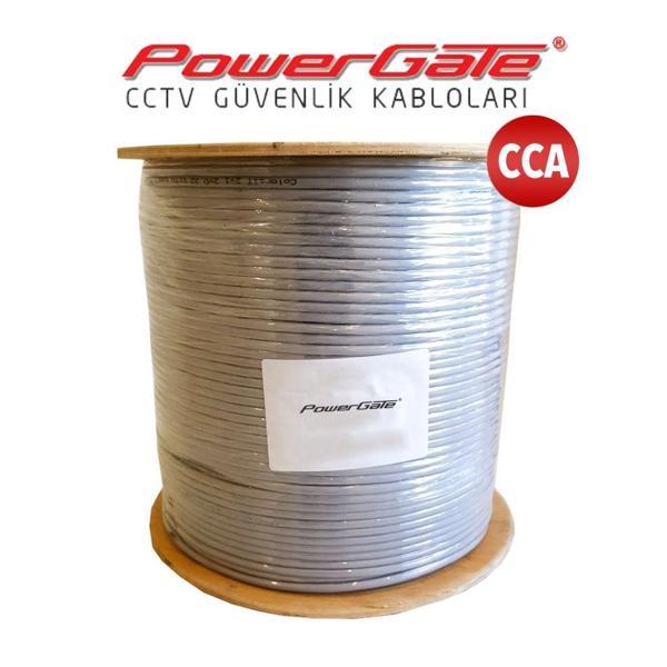 Powergate Cell 250mt, 2+1 (2x0,22+0,25) Cca %40 Bakır Alışımlı,cctv Güvenlik Kablosu - Image 1