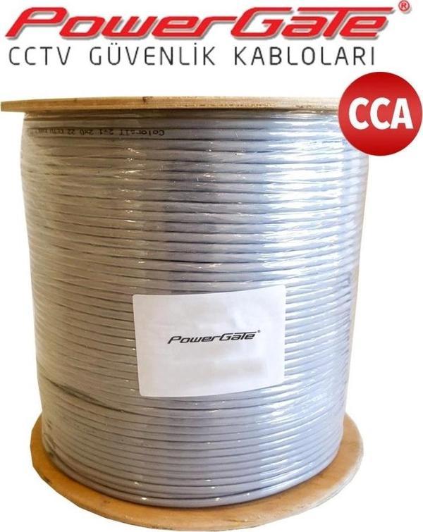 Powergate Cell 250mt, 2+1 (2x0,22+0,25) Cca %40 Bakır Alışımlı,cctv Güvenlik Kablosu - Image 1
