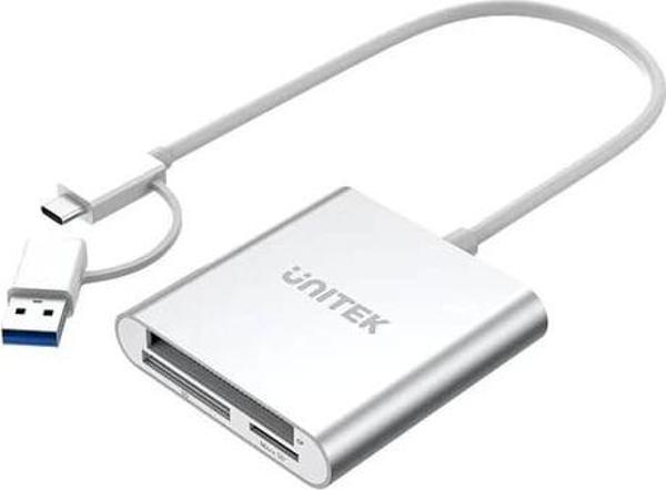 Unıtek Usb-c/a To Hafıza Kart Okuyucu Sd/cf/mıcro Sd 5gbps (y-9313d) - Image 1