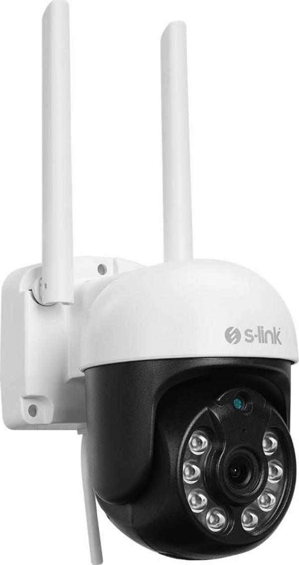 S-lınk Sl-ptz01, Akıllı Güvenlik Kamerası, Wifi, 3mpix, 3,6mm Lens, 25m. Gece Görüşü, Hareket Algıla - Image 1