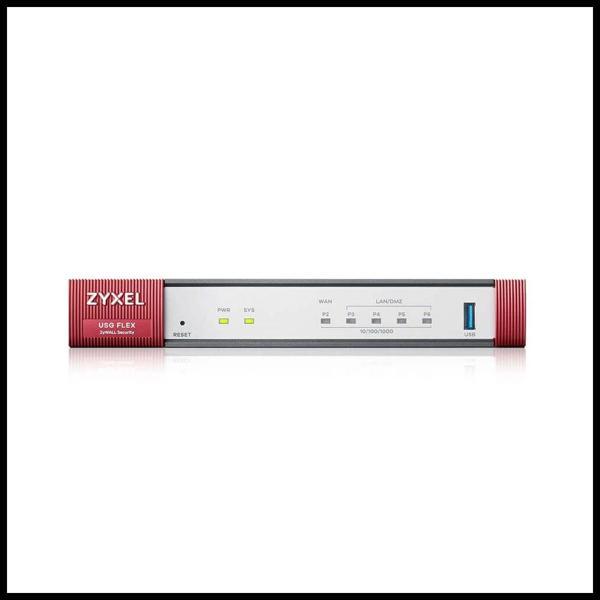 Zyxel Zywall Usg Flex100, Firewall Cihazı, +1 Yıllık Lisans Dahil (50 Kullanıcı) - Image 1