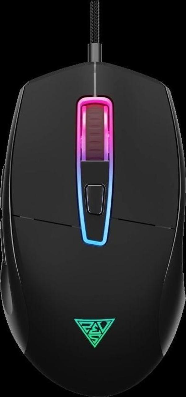 Gamdıas Zeus M5, Rgb Aydınlatma, Usb Kablolu,  7 Tuşlu, Gaming Mouse, 12800dpı, Siyah - Image 1