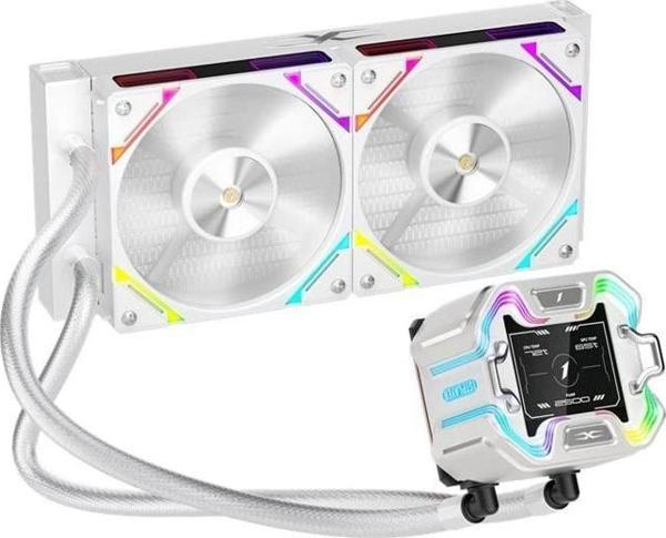 1st Player X Starshıp 240mm Beyaz Argb Ips 2.4" Dijital Ekranlı Am5,am4/lga 1851, Lga 1700 Premıum İ - Image 1