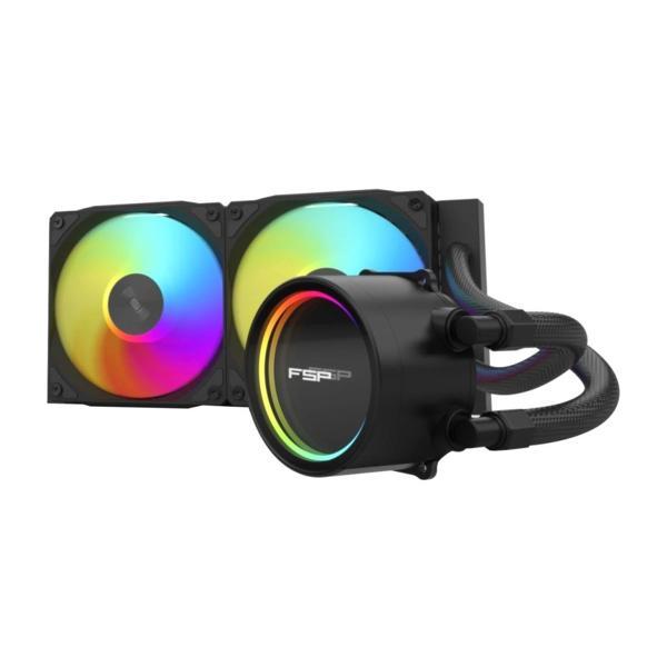 Fsp Ae24-b, 240mm, Argb, 2 Fanlı, (lga1851/1700/1200/am4/am5) Uyumlu, Cpu Sıvı Soğutma (siyah) - Image 1