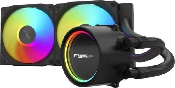 Fsp Ae24-b, 240mm, Argb, 2 Fanlı, (lga1851/1700/1200/am4/am5) Uyumlu, Cpu Sıvı Soğutma (siyah) - Image 1