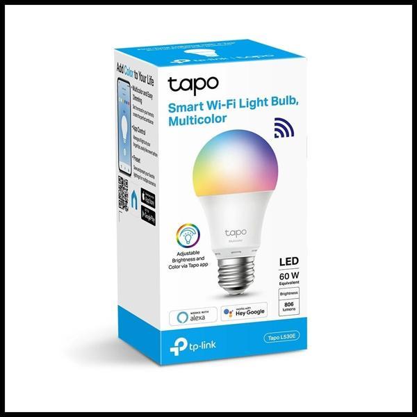 Tp-lınk Tapo L530e, Wi-fi, 60w, 806 Lümen, Çok Renkli, Akıllı Ampul - Image 1