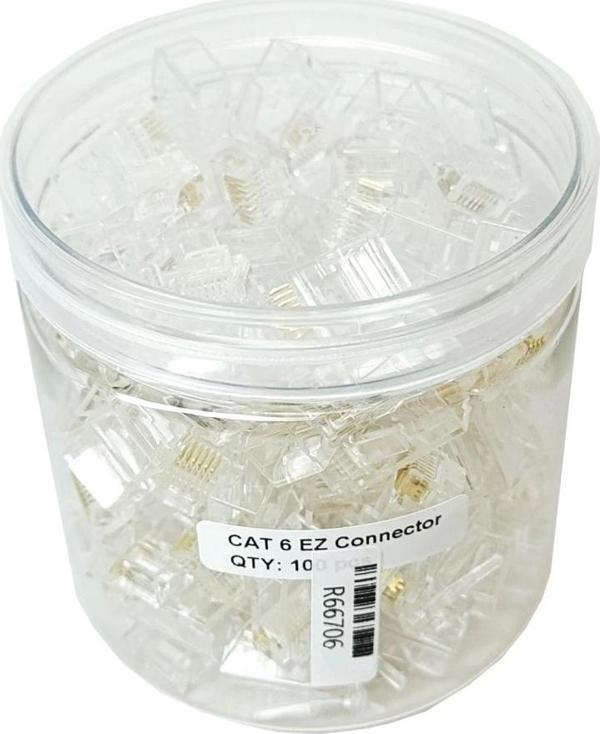 Powergate Pg-j02, Rj45, Yeni Nesil Utp Jac,  Cat6, (100lü Kutu) - Image 1