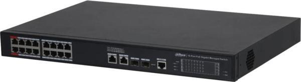 Dahua S4220-16gt-240, 16 Port, Gigabit, Poe 240w, 2 Port Gigabit Uplink, 2 Port Sfp Gigabit Combo, L - Image 1