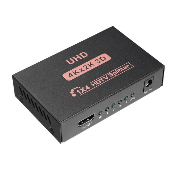 Hytech Hy-lu4, 4xhdmı, 2k-4k, Monitör Çoklayıcı, (1pc-4monitör) - Image 1