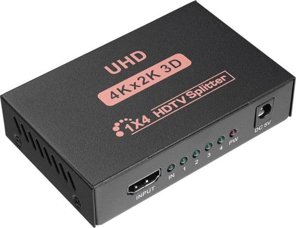 Hytech Hy-lu4, 4xhdmı, 2k-4k, Monitör Çoklayıcı, (1pc-4monitör) - Image 1