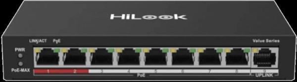 Hılook Ns-0109p-60(b), 8 Port, Megabit, Poe 60w, 1 Port Megabit Uplink, Long Range 250metre, Yönetil - Image 1