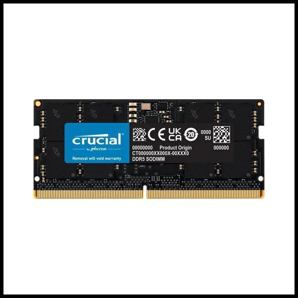 Crucıal Ct16g52c42s5, 16gb, 5200mhz, Ddr5 Notebook Ram, Sodımm Cl42 1.1v (by Micron) - Image 1
