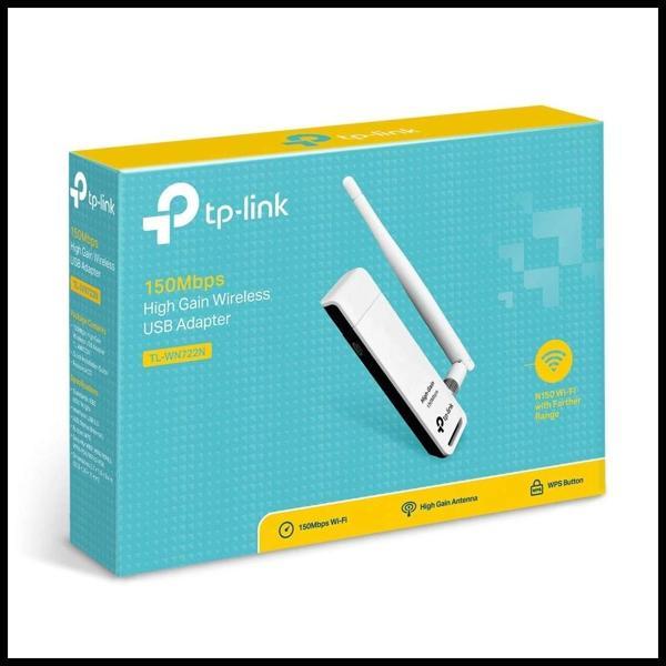 Tp-lınk Tl-wn722n, 150mbp, 2.4ghz, 4dbi Anten, Usb2.0, Wıreless Ethernet - Image 1