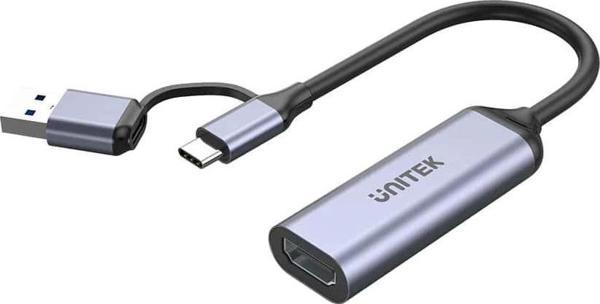 Unıtek 4k Vıdeo Capture Kart Hdmı To Usb-c/a (v1167a) - Image 1
