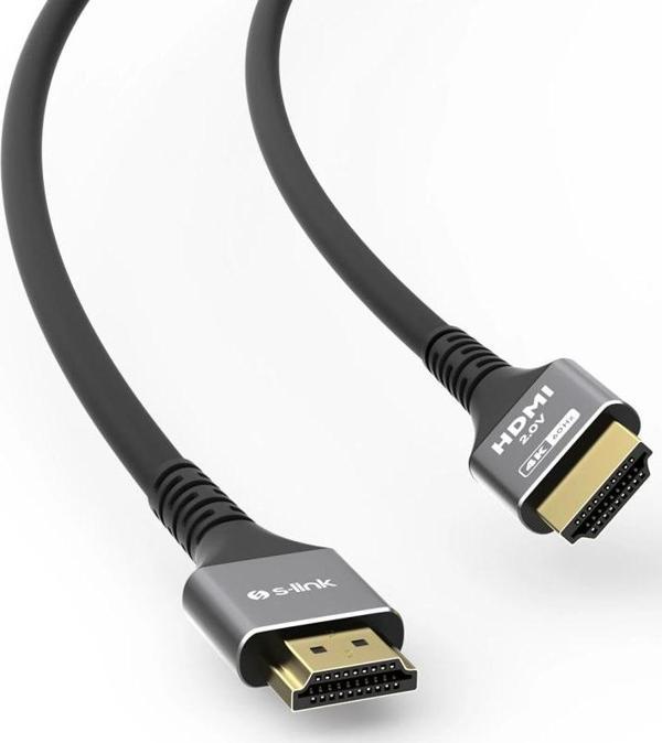S-lınk Slx-hd4k015, 4k Uhd, Hdmı V2.0, 1.5mt. 60hz. Metal Uçlu, Kablo - Image 1