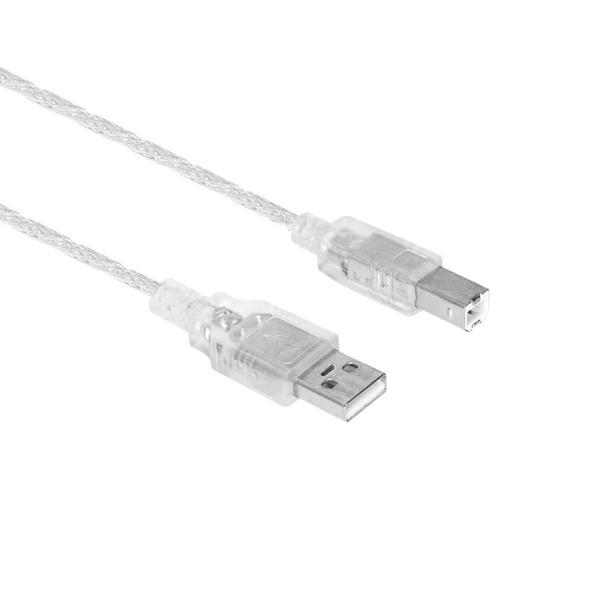 Oem Usb250, Şeffaf, Usb Yazıcı Kablosu, 5 Metre - Image 1