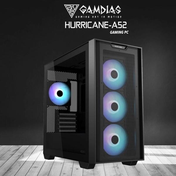 Hurrıcane-a52 Tavsiye, İ5-14400f, 32gb Ddr5 Ram, 1tb Nvme Ssd, 8gb Gddr6 Rtx4060 Ekran Kartı, 750w K - Image 1