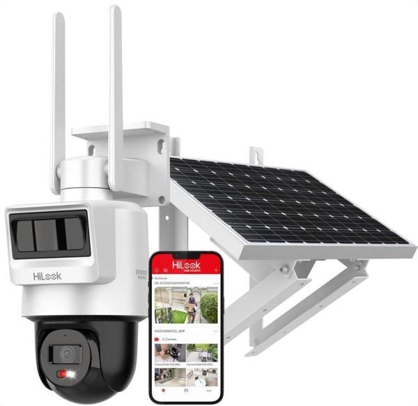Hılook Ptz-n2c400ı-k/4g/c05s10, 4mpix,   4mm, 30mt Gece Görüşü, Dahili Mikrofon, Pır+radar,  4g, Sol - Image 1