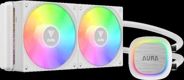 Gamdıas Aura Gl240 V2 Wh, White Edition, 240mm,  Rgb, 2 Fanlı,cpu Sıvı Soğutma - Image 1