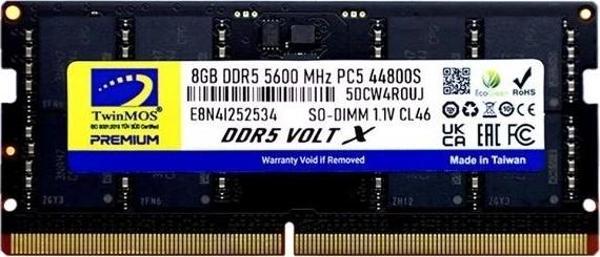 8 Gb Ddr5 5600mhz Twınmos Nb Tmd58gb5600s46 - Image 1
