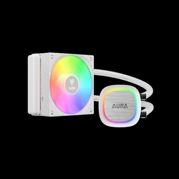 Gamdıas Aura Gl120 V2 Wh, White Edition, 120mm,  Rgb, 1 Fanlı, Cpu Sıvı Soğutma - Image 1