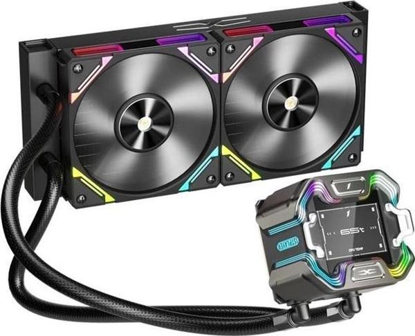 1st Player X Starshıp 240mm Siyah Argb Ips 2.4" Dijital Ekranlı Am5,am4 / Lga1851, Lg 1700 Premıum İ - Image 1