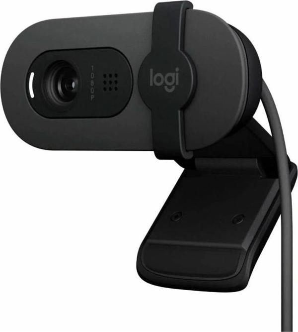 Logıtech  960-001585, Brıo V-u0072, Full Hd Dahili Mikrofonlu, Graphite Webcam - Image 1