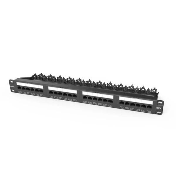 Unıtek Cat6 Utp 24 Port Rj45 Patch Panel (t003a) - Image 1