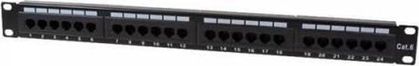 Uranıum P24utp Pp-uc6-2524 Cat6 24 Port Dolu Patch Panel - Image 1