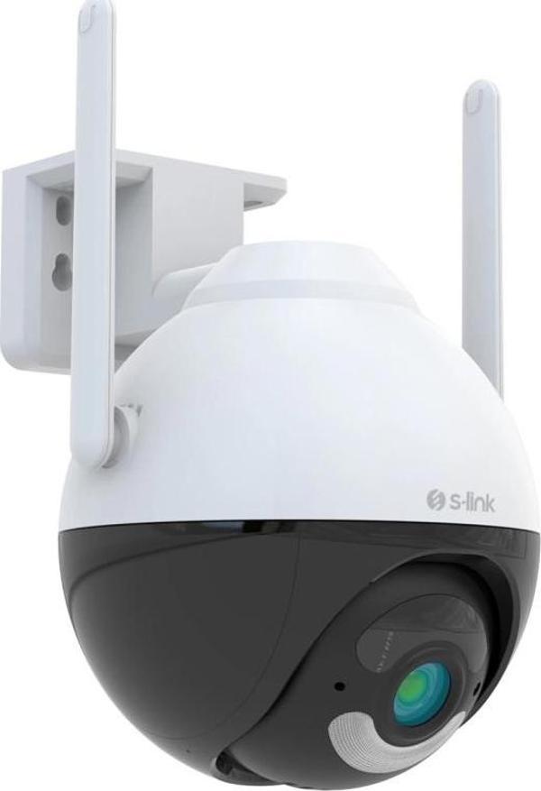 S-lınk Sl-ptz04, Akıllı Güvenlik Kamerası, Wifi, 4mpix, 3.6mm Lens, 25m. Gece Görüşü, Hareket Algıla - Image 1