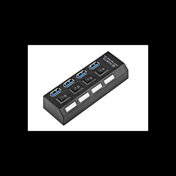 Hytech Hy-u350, 4 Port, Usb 3.0, Hub - Image 1