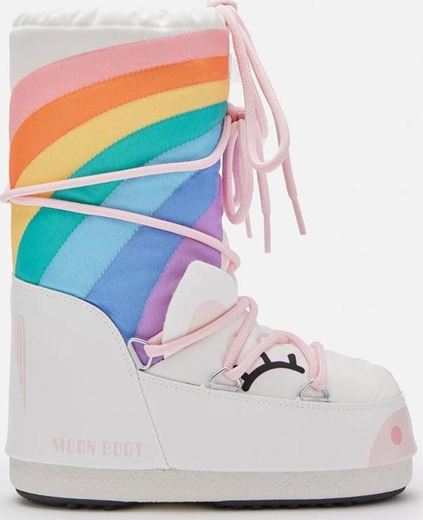 Kız Çocuk Bot (Kar) 80D3400270-AV20 Moon Boot Icon Unicorn White/Multicolor (23-26) - Image 1