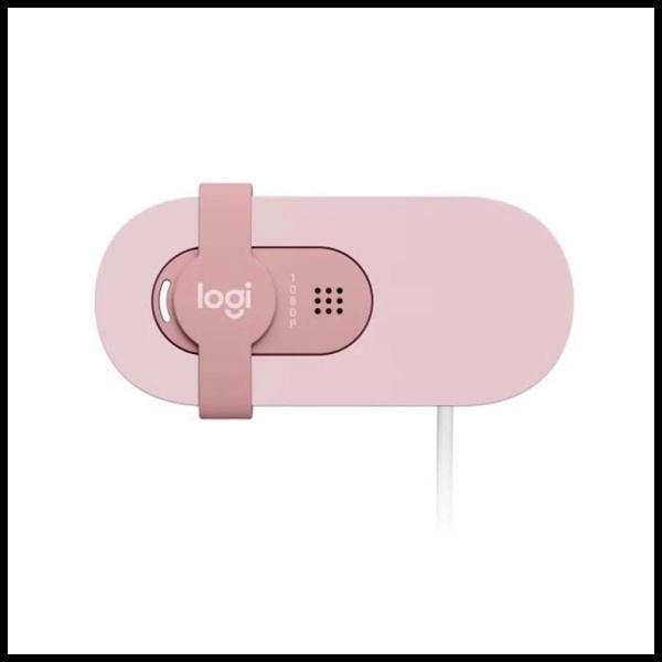 Logıtech  960-001623, Brıo 100 Wcm V-u0072, Full Hd, Dahili Mikrofonlu, Rose Webcam - Image 1