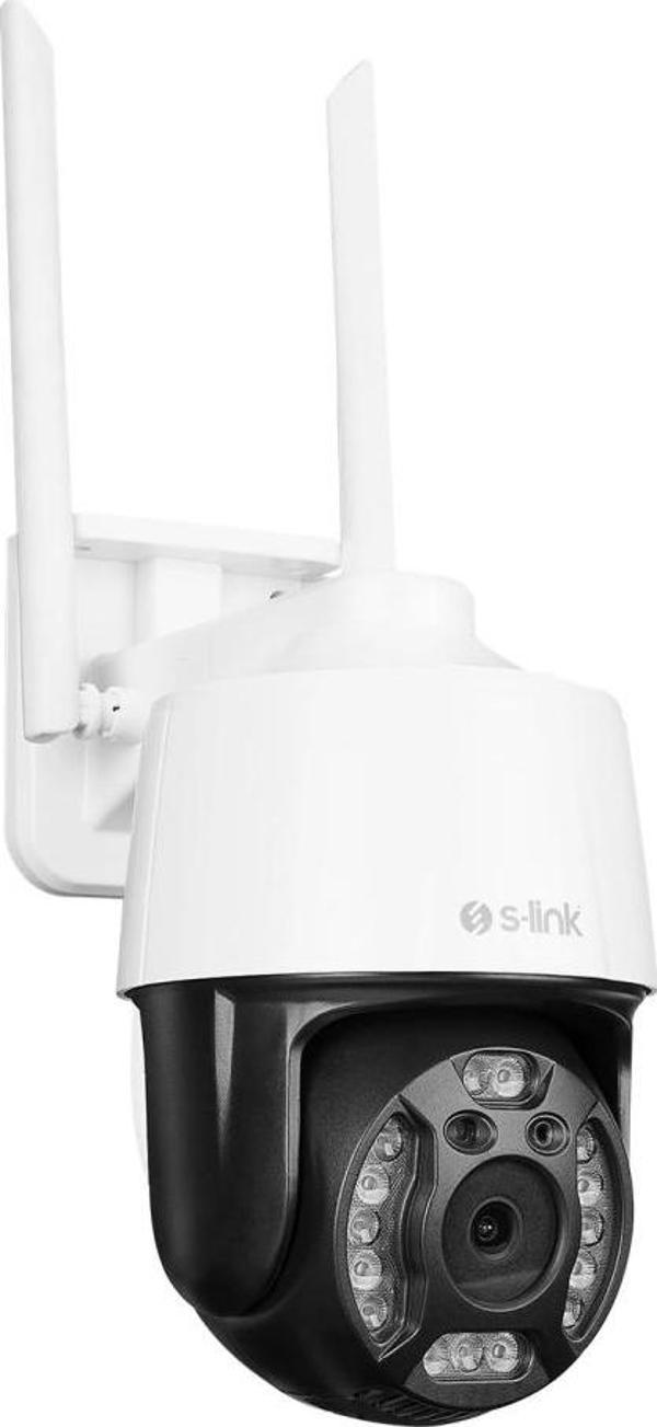 S-lınk Sl-ptz02, Akıllı Güvenlik Kamerası, Wifi, 3mpix, 2,8mm Lens, 25m. Gece Görüşü, Hareket Algıla - Image 1