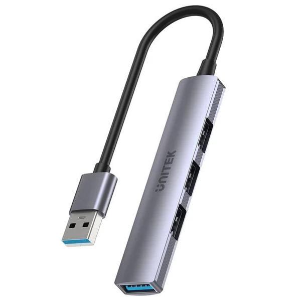 Unıtek Type-a To 4 Port Usb Hub (usb3.0 + 3 X Usb2.0) (h1208a) - Image 1