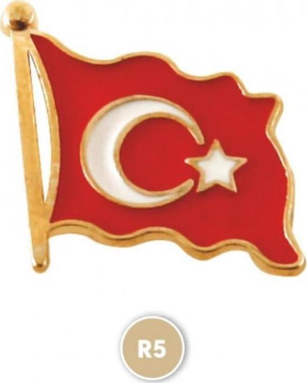 Vatan Rozet Türk Bayrağı Vt602 30 Lu (1 Paket 30 Adet) - Image 1