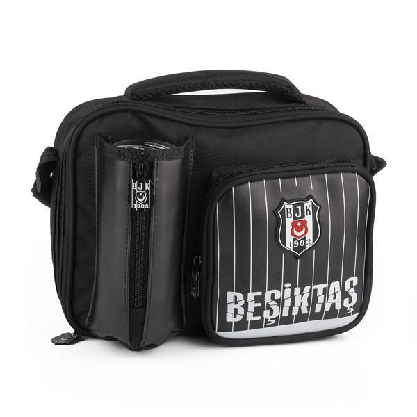 Me Çanta Beslenme Çantası Beşiktaş İnce Çubuk Desenli Suni Deri 25354 - Image 1