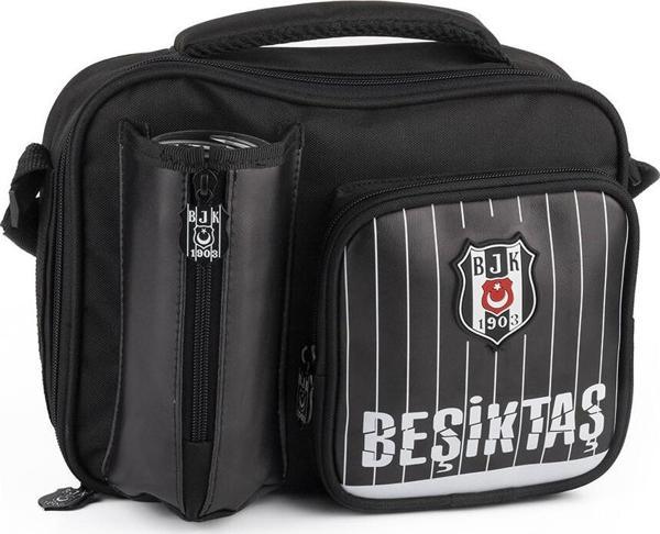 Me Çanta Beslenme Çantası Beşiktaş İnce Çubuk Desenli Suni Deri 25354 - Image 1