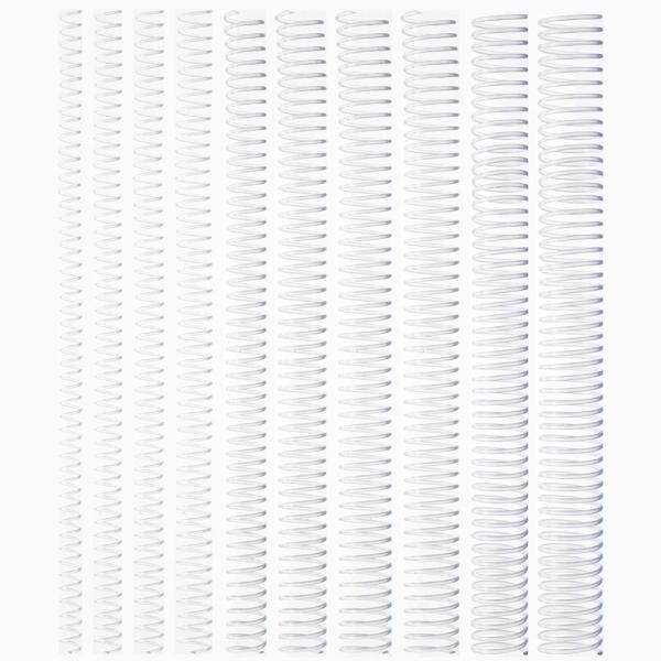 Milet Plastik Helezon 18 Mm Şeffaf 100 Lü (1 Paket 100 Adet) - Image 1