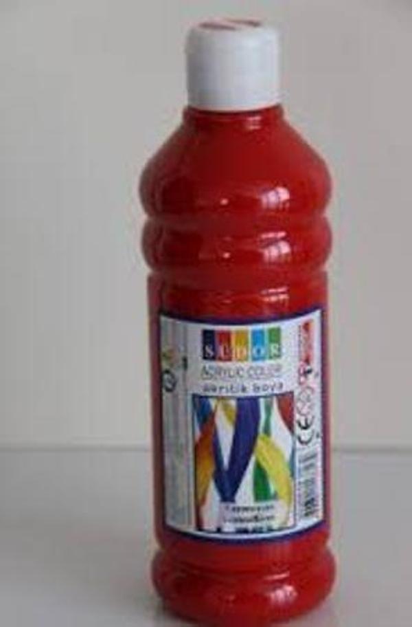 Südor Akrilik Boya 500 Ml. Karmen Kırmızı Sd-1009-05 - Image 1