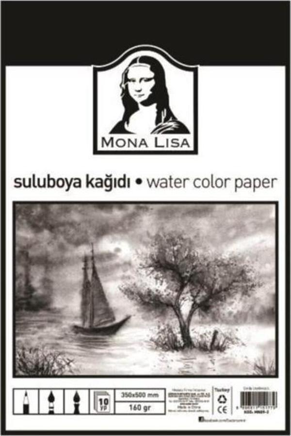 Südor Monalisa Sulu Boya Kağıdı 35x50Cm 160 Gram 10 Yaprak MN09-2 - Image 1