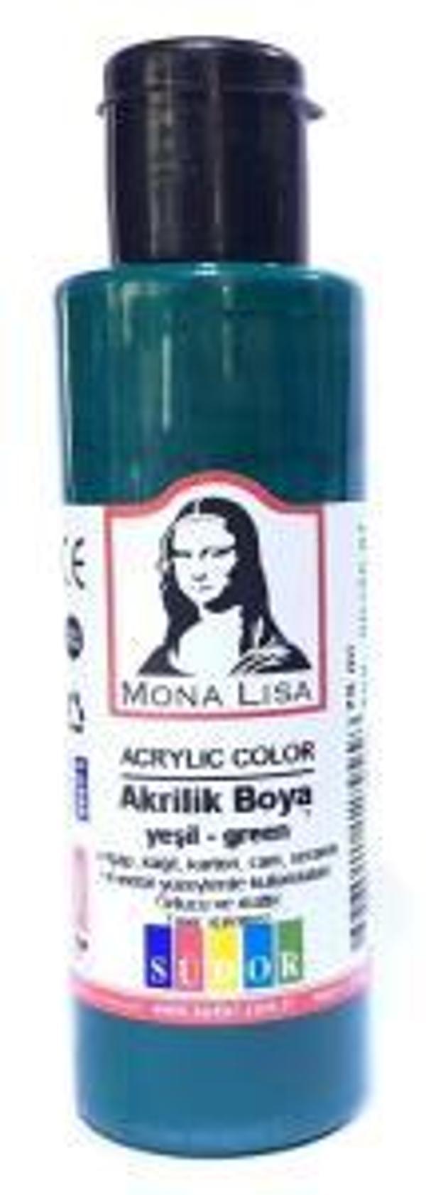 Südor Monalisa Akrilik Boya 70 Ml Koyu Yeşil Sd150-07 (12 Li Paket) - Image 1