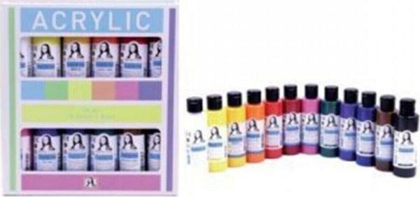 Südor Monalisa Akrilik Boya 12X70 Ml Karışık Set SD150-X12 - Image 1