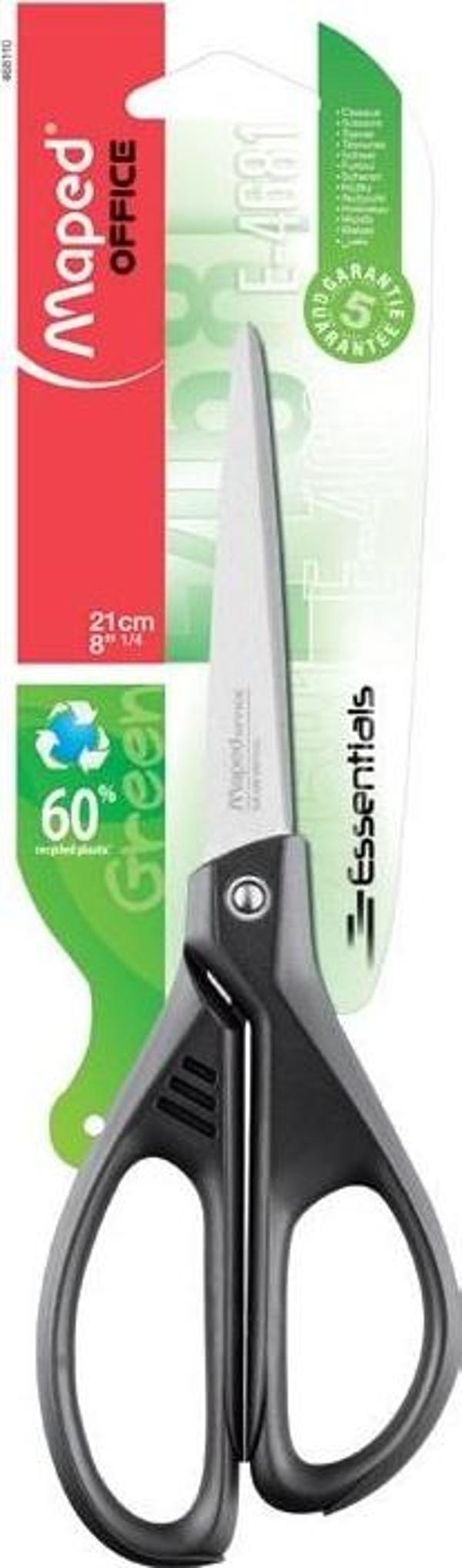 Essentials Green Asimetrik Makas 21Cm Blister 1 Adet 3154144681100 - Image 1