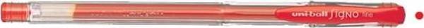 Uni-Ball Um-100 Roller Kalem Signo Fine Jel Bilye Uç 0.7 Mm Kırmızı (12 Li Kutu) - Image 1
