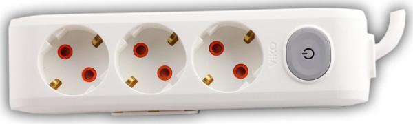 Multi-Let 3 Lü Anahtarlı 1 Metre Çocuk Korumalı Priz 90117301 - Image 1