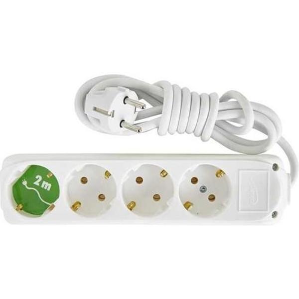 4 Lü 2 Metre Kablolu Topraklı Priz - Image 1
